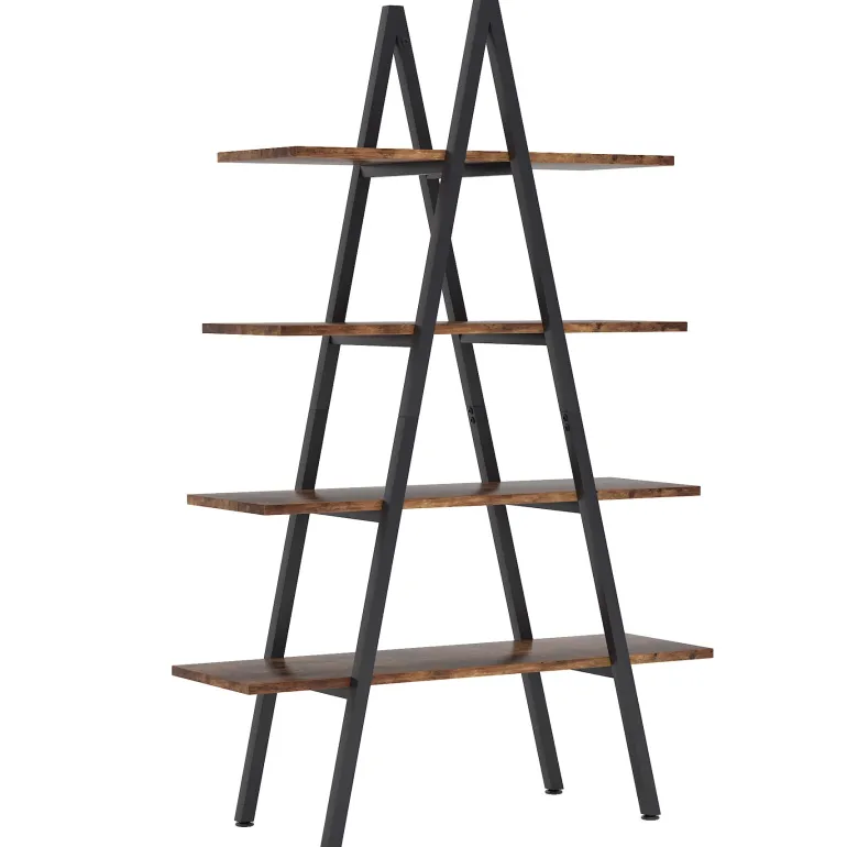 Sale Tribesigns Bookshelf, A-Shaped Bookcase 4-Tier Ladder Display Shelves