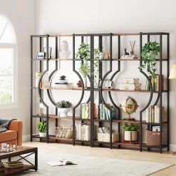 Fashion Tribesigns Bookshelf, 5-Tier Bookcase Shelving Unit for Home Office