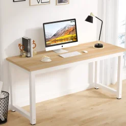 Best Sale Tribesigns Computer Desk, Office Desk Computer Table Study Writing Desk