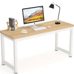 Best Sale Tribesigns Computer Desk, Office Desk Computer Table Study Writing Desk