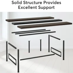 Hot Tribesigns Conference Table, 6FT Rectangular Meeting Table Computer Desk