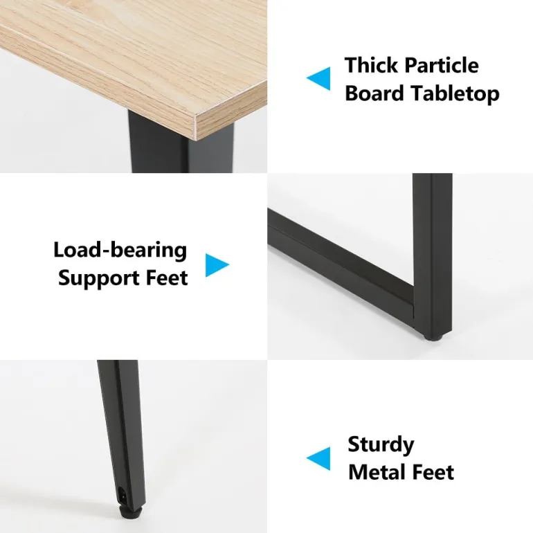 Cheap Tribesigns Conference Table, Modern 6FT / 8FT Boat Shaped Meeting Table