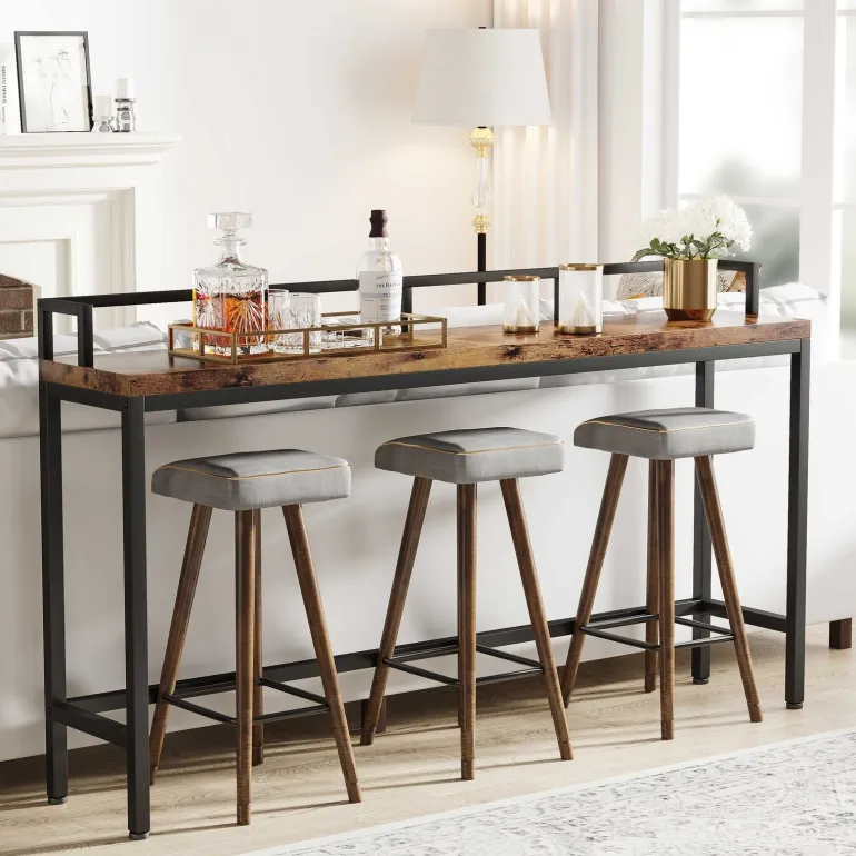 Online Tribesigns Console Table, 70.9 inch Extra Long Sofa Table