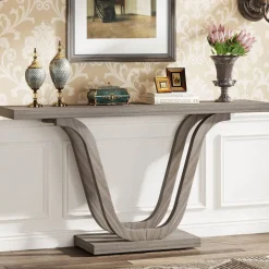 Cheap Tribesigns Console Table, 55 Inch Farmhouse Sofa Table Hallway Table