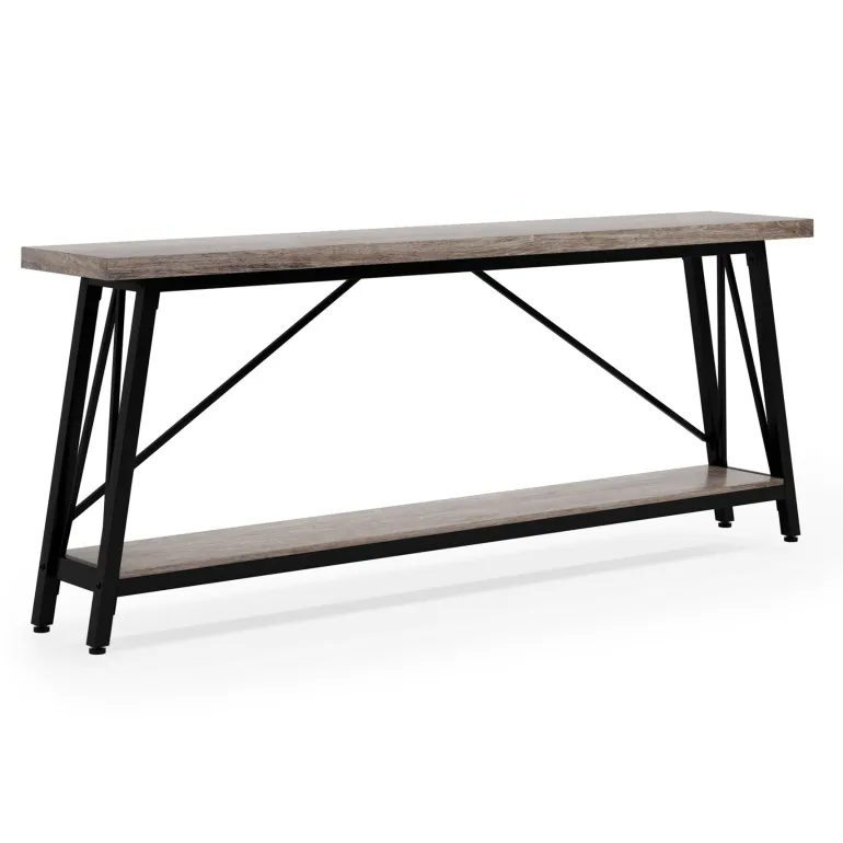 Best Tribesigns Console Table, 70.9 Inches Extra Long Sofa Table Behind Couch