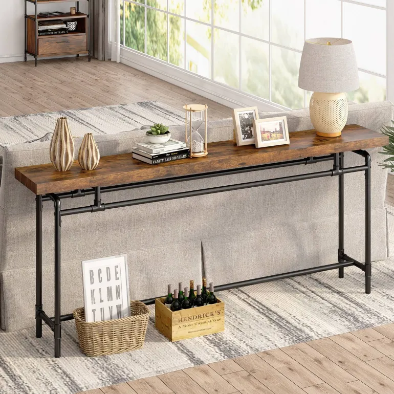 Discount Tribesigns Console Table, 70.9" Narrow Long Entryway Sofa Table