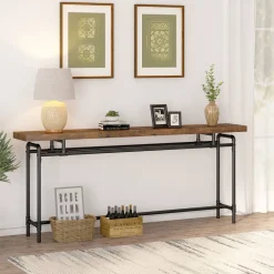 Discount Tribesigns Console Table, 70.9