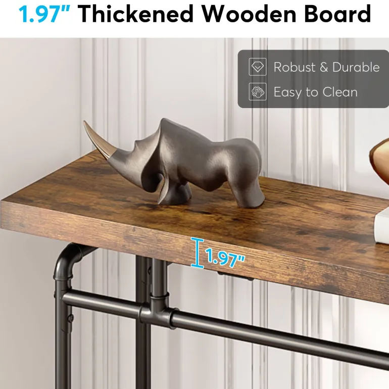 Discount Tribesigns Console Table, 70.9" Narrow Long Entryway Sofa Table