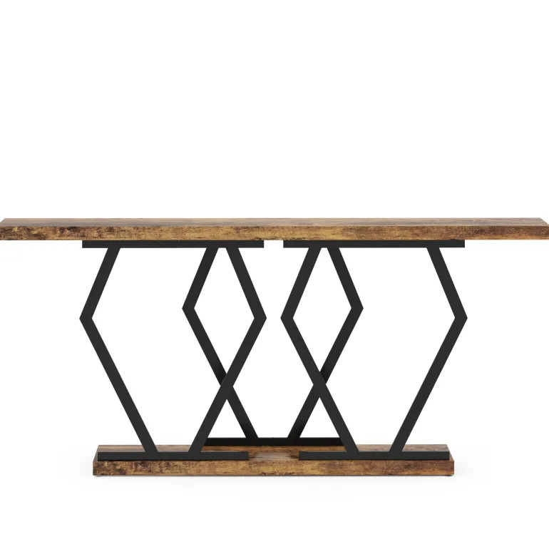 Flash Sale Tribesigns Console Table, Modern 70.9" Sofa Table with Faux Marble Tabletop