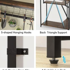Fashion Tribesigns Corner Plant Stand, 67