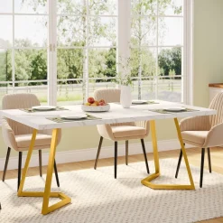 Cheap Tribesigns Dining Table, 55