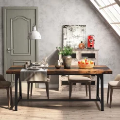 Outlet Tribesigns Dining Table for 8 People, 70.87