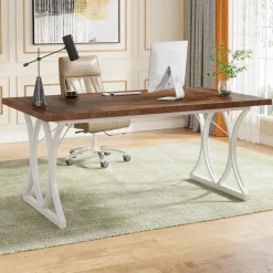 Cheap Tribesigns Executive Desk, 63