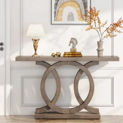 Shop Tribesigns Farmhouse Console Table, 55