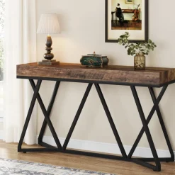 Store Tribesigns Farmhouse Console Table, 55