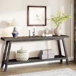 Cheap Tribesigns Farmhouse Console Table, 70.9
