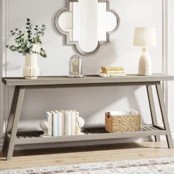 Cheap Tribesigns Farmhouse Console Table, 70.9