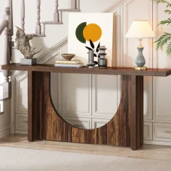 Flash Sale Tribesigns Farmhouse Console Table, 70.9" Wooden Hallway Foyer Table