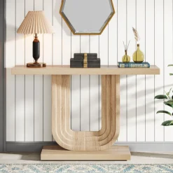 Clearance Tribesigns Farmhouse Console Table, 39