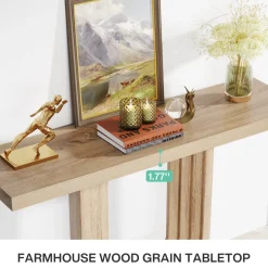 Clearance Tribesigns Farmhouse Console Table, 39