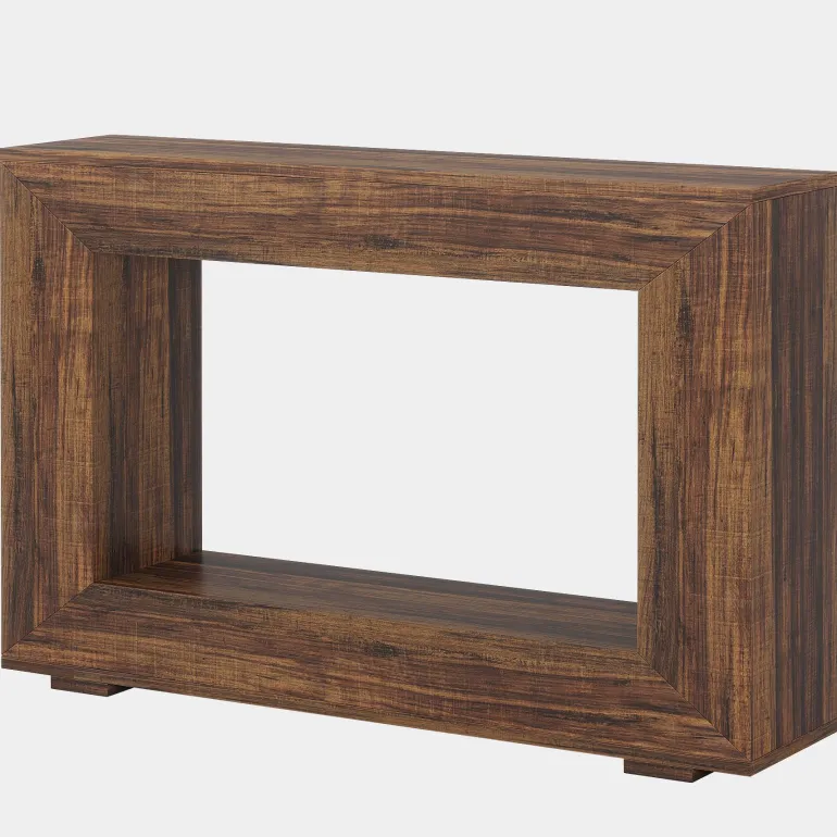 Cheap Tribesigns Farmhouse Console Table, 47" Wood Entryway Sofa Table with Storage