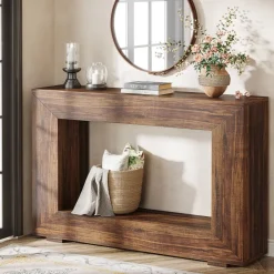 Cheap Tribesigns Farmhouse Console Table, 47