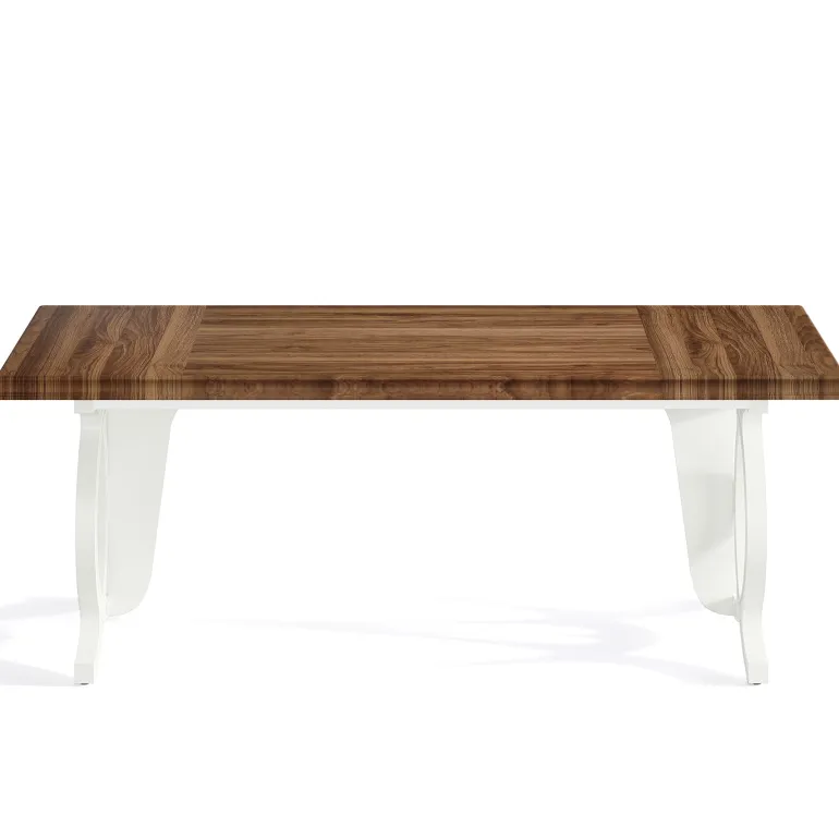 Discount Tribesigns Farmhouse Dining Table, 70.8" Wood Kitchen Table For 6 People