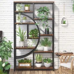 New Tribesigns Freestanding Bookshelf, 68.9
