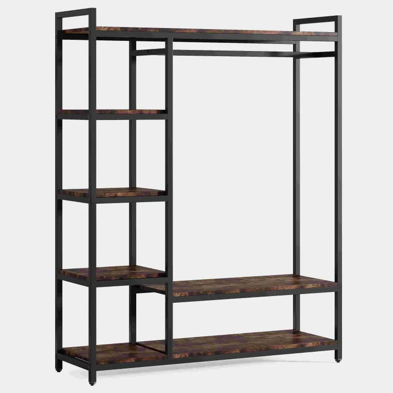 Cheap Tribesigns Freestanding Closet Organizer, Portable Garment Rack