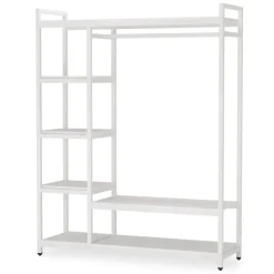 Cheap Tribesigns Freestanding Closet Organizer, Portable Garment Rack