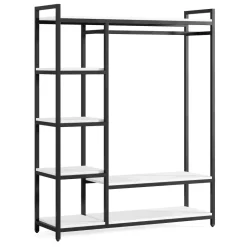 Cheap Tribesigns Freestanding Closet Organizer, Portable Garment Rack