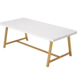 Hot Tribesigns 6FT Conference Table, 70.8” Executive Desk Office Computer Meeting Table