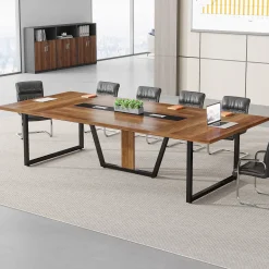 Shop Tribesigns 8FT Conference Table, 94.49