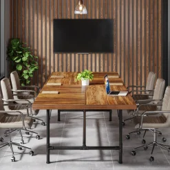 Best Sale Tribesigns 6FT Conference Table, 70.8