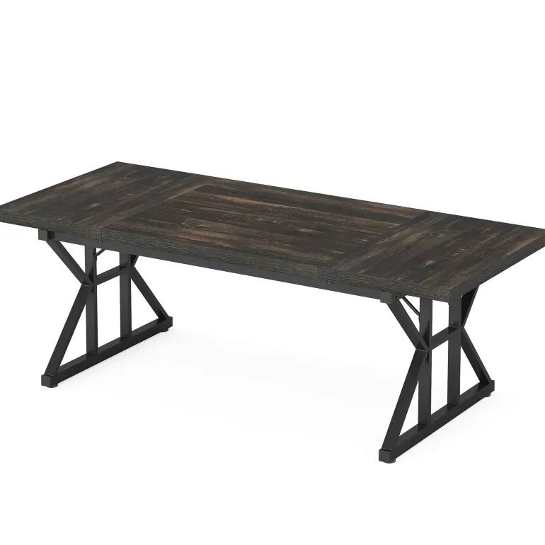Flash Sale Tribesigns 6FT Conference Table, Rectangle Meeting Room Table Executive Desk