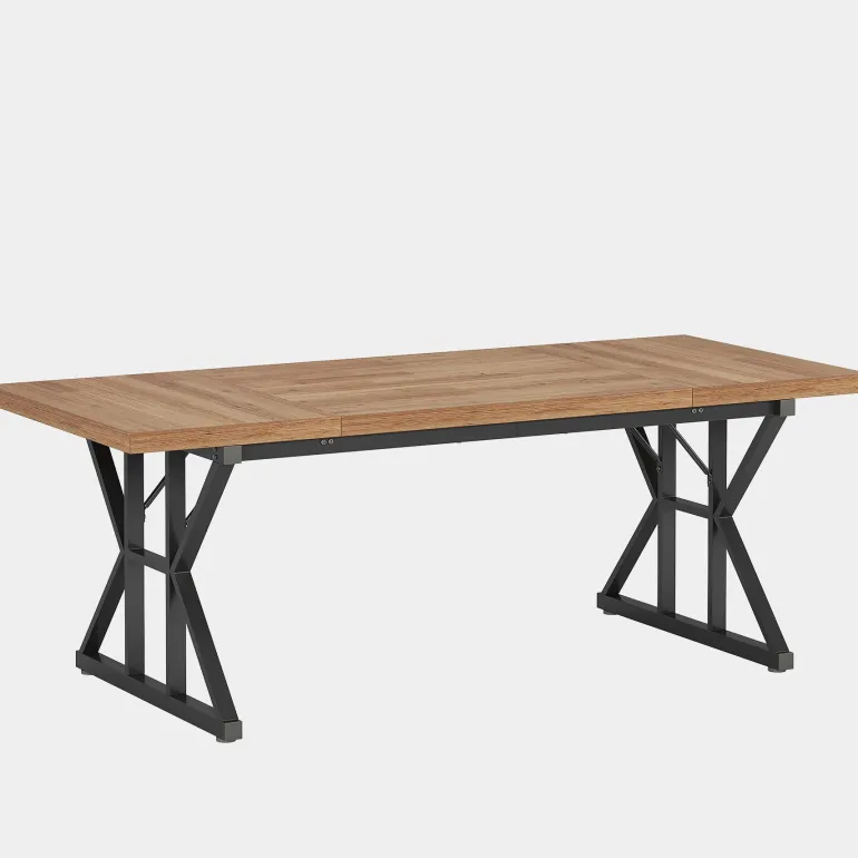 Flash Sale Tribesigns 6FT Conference Table, Rectangle Meeting Room Table Executive Desk