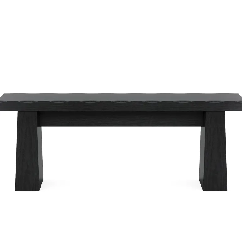 Fashion Tribesigns Full-frontal shot of 's Entryway Bench, Wooden Dining Table Bench End of Bed Bench.