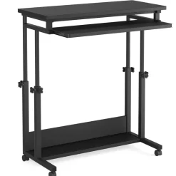 New Tribesigns Height Adjustable Desk, Rolling Standing Desk Portable Desk