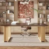 Hot Tribesigns 63-Inch Computer Desk, Rectangular Wood Executive Desk for Home Office