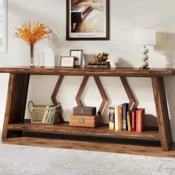 Best Tribesigns 70.9-Inch Console Sofa Table with Storage for Entryway Living Room