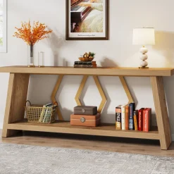 Best Tribesigns 70.9-Inch Console Sofa Table with Storage for Entryway Living Room