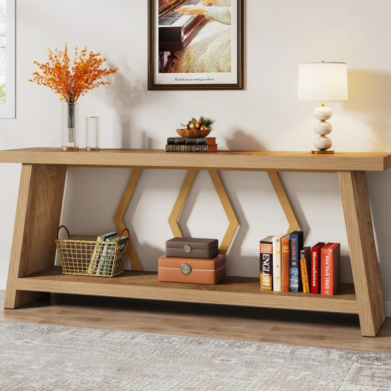 Best Tribesigns 70.9-Inch Console Sofa Table with Storage for Entryway Living Room