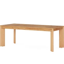 New Tribesigns 63-inch Dining Table, Wooden Farmhouse Kitchen Table for 4-6