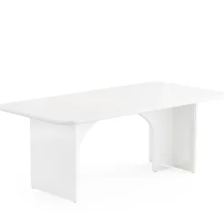 Fashion Tribesigns 63-Inch Executive Desk, Modern Computer Desk with Arch Design Legs