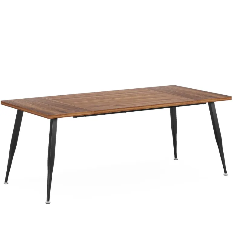 Best Sale Tribesigns Industrial Dining Table, 70.9" Kitchen Dinner Table for 6 to 8 People