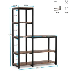 Fashion Tribesigns Kitchen Baker's Rack, 5-Tier Microwave Oven Stand Shelf