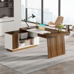 Hot Tribesigns L - Shaped Executive Desk, 70.5