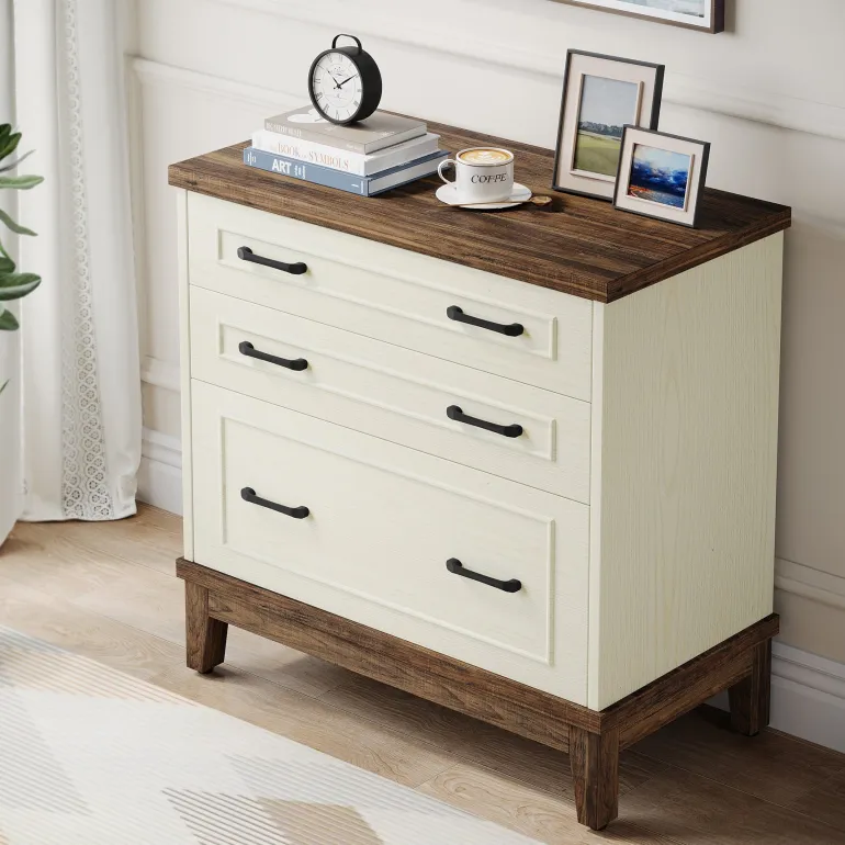 New Tribesigns Lateral File Cabinet, 3 - drawer Filing Cabinet For A4/letter/legal Size