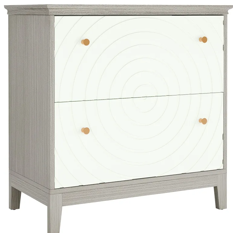 Cheap Tribesigns Lateral File Cabinet, Modern Filing Storage Cabinet with 2 Drawers