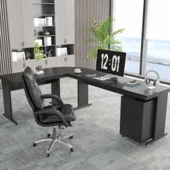 Fashion Tribesigns L-Shaped Desk, 83